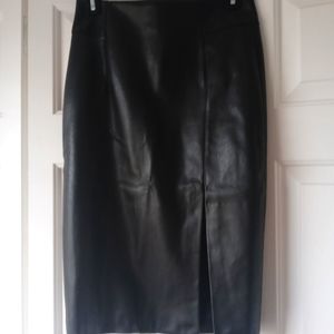 Black Polyester Skirt